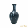 Kép 2/4 - Tófej kerámia -  Extrém ritka retró kék Tófej váza