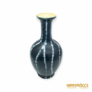 Kép 1/4 - Tófej kerámia - Extrém ritka retró kék Tófej váza