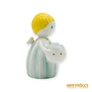 Kép 4/10 - Aquincumi porcelán -  Aquazúr angyal két gyertyatartóval