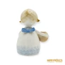 Kép 6/10 - Aquincumi porcelán -  Gyertyatartós aquazúr angyal