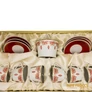 Kép 3/13 - Hollóházi porcelán -  Pest-Buda 100 éves évforduló kávés készlet díszdobozban