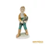 Kép 1/12 - Porcelán, kerámia - Fiú hallal