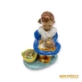 Kép 1/13 - Porcelán, kerámia - Kislány kosárral