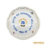 Kép 2/4 - Zsolnay porcelán -  25 éves a Pécsi Építő és Tatarozó vállalat kis tányér