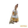 Kép 1/11 - Porcelán, kerámia - Kukoricafosztó lány