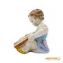 Kép 5/14 - Herendi porcelán -  Könyvet olvasó kislány