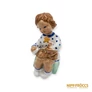 Kép 1/11 - Porcelán, kerámia - Cipőpucoló kislány