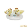 Kép 2/11 - Metzler & Ortloff porcelán -  Éneklő csibe pár