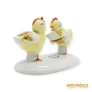 Kép 3/11 - Metzler & Ortloff porcelán -  Éneklő csibe pár