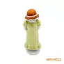 Kép 2/13 - Aquincumi porcelán -  Zöld ruhás kislány kalapban