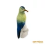 Kép 1/10 - Volkstedt porcelán - Kék és zöld színű madár