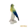 Kép 7/10 - Volkstedt porcelán -  Kék és zöld színű madár