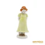 Kép 1/10 - Aquincumi porcelán - Zöld ruhás kislány kalapban