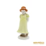 Kép 8/10 - Aquincumi porcelán -  Zöld ruhás kislány kalapban