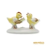 Kép 6/11 - Metzler &amp; Ortloff porcelán -  Éneklő csibe pár