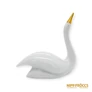 Kép 1/11 - Hollóházi porcelán - Arany festésű hattyú