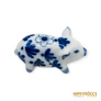 Kép 1/11 - Porcelán, kerámia - Kék mintás kis malac