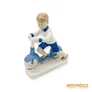 Kép 2/12 - Grafenthal porcelán -  Rollerező kisfiú