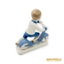 Kép 11/12 - Grafenthal porcelán -  Rollerező kisfiú