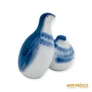Kép 2/13 - Aquincumi porcelán -  Aquazúr madárpár
