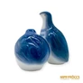 Kép 6/13 - Aquincumi porcelán -  Aquazúr madárpár