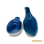 Kép 7/13 - Aquincumi porcelán -  Aquazúr madárpár
