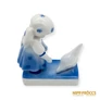Kép 2/11 - Zsolnay porcelán -  Tyúkot etető lány