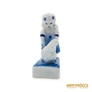 Kép 4/11 - Zsolnay porcelán -  Tyúkot etető lány