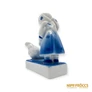 Kép 7/11 - Zsolnay porcelán -  Tyúkot etető lány