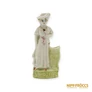 Kép 1/11 - Porcelán, kerámia - Kalapos nő kis váza