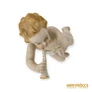 Kép 10/11 - Schaubach Kunst porcelán -  Puttó trombitával