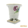 Kép 3/10 - Herendi porcelán -  Oroszlán lábas virágmintás kaspó