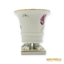 Kép 4/10 - Herendi porcelán -  Oroszlán lábas virágmintás kaspó