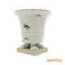 Kép 5/10 - Herendi porcelán -  Oroszlán lábas virágmintás kaspó