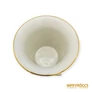 Kép 9/10 - Herendi porcelán -  Oroszlán lábas virágmintás kaspó