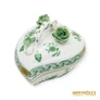 Kép 1/10 - Herendi porcelán - Apponyi mintás szív alakú bonbonier