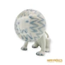 Kép 1/10 - Aquincumi porcelán - Aquazúr ülő oroszlán