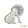 Kép 5/10 - Aquincumi porcelán -  Aquazúr ülő oroszlán