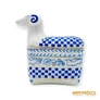 Kép 3/7 - Hollóházi porcelán -  Kék-fehér kos bonbonier