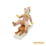 Kép 1/10 - Aquincumi porcelán - Szánkózó gyerek