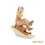 Kép 3/10 - Aquincumi porcelán -  Szánkózó gyerek