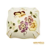 Kép 4/6 - Zsolnay porcelán -  Pillangós virágos bonbonier