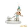 Kép 1/10 - Metzler & Ortloff porcelán - Kisfiú libával