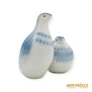 Kép 7/10 - Aquincumi porcelán -  Aquazúr madárpár