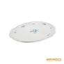 Kép 3/5 - Zsolnay porcelán -  Kék virágos sültes tál