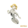 Kép 9/10 - Unterweissbach porcelán -  Csíkos ruhás lány