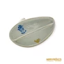 Kép 10/10 - Unterweissbach porcelán -  Csíkos ruhás lány