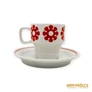 Kép 4/7 - Hollóházi porcelán -  Napocskás kávés csészék (5 darab)