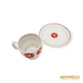 Kép 6/7 - Hollóházi porcelán -  Napocskás kávés csészék (5 darab)