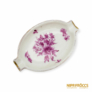 Kép 2/4 - Herendi porcelán -  Lila mintás kis hamutál
